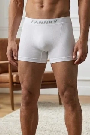 Erkek Rahat Esnek Seamless 2 Li Boxer Çok Renkli