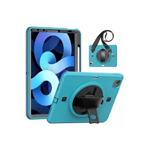 Apple iPad Pro 11 (2020) Kılıf Strap-C Otterbox Tablet Kapak - Mavi