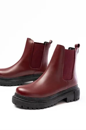 Kadın Günlük Bootie Fermuarlı Lastikli Rahat Bot Bot Kışlık &