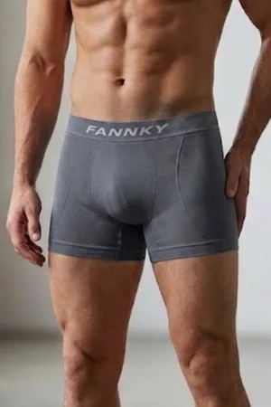 Erkek Trend Nefes Alan Relaxed Gri Boxer