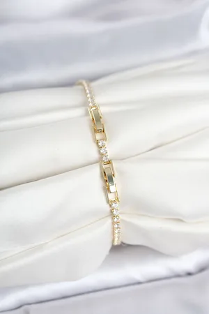 Pirinç Gold Renk Deniz Kabuğu Model Su Yolu Kadın Bileklik