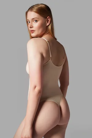 Çıtçıtlı String Body Korse 9052 Bej