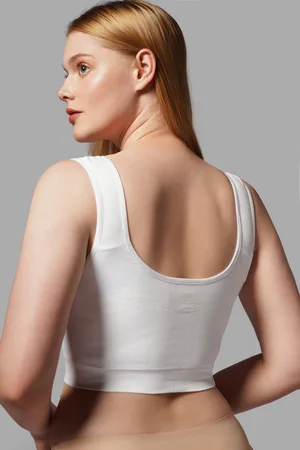 Göğüs Toparlayıcı Kalın Askılı Korse Büstiyer 5040 Beyaz