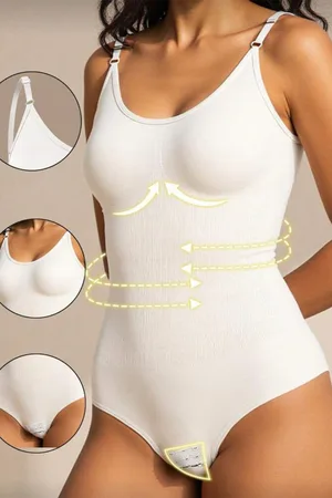 Zıbın Korse İncelten 2 Beden Toparlayan Alt Tarafı Çıtçıtlı Seamless 9051 Beyaz