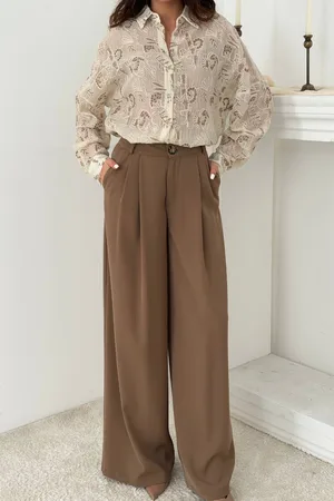 Mocca Pileli Comfort Pantolon