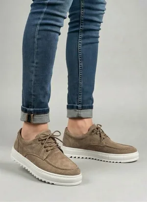 Erkek Casual Bağcıklı Ayakkabı Ayakkabı Dengeli Klasik Süet Rahatlatıcı