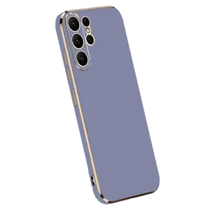 Samsung Galaxy S24 Ultra Uyumlu Kılıf Volet Silikon - Mavi