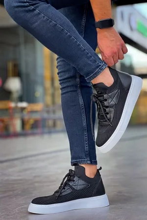 Erkek Yürüyüş Bağcıklı Ayakkabı Ayakkabı Esnek Spor Konfor Fitness