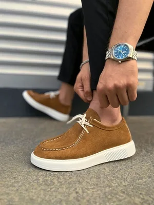 Erkek Casual Günlük Bağcıklı Ayakkabı Ayakkabı Klasik Süet Şık