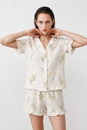 Kadın Relaxed Lastikli Çok Renkli Pijama Takımı