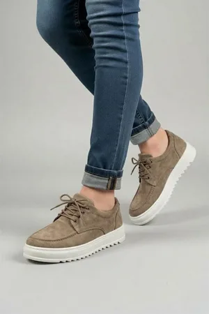Erkek Casual Bağcıklı Ayakkabı Ayakkabı Dengeli Klasik Süet Rahatlatıcı