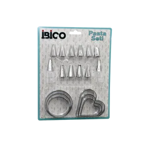Pasta Süsleme Uç Seti 20 Parça (Metal Uçlar ve Kurabiye Kalıpları)
