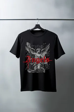 Unisex Oversize 24/1 Penye DTF Baskılı Tişört - DTF88