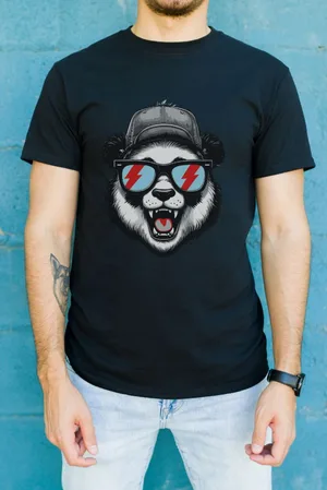 Unisex Oversize 24/1 Penye DTF Baskılı Tişört - DTF194