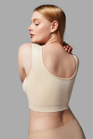 Toparlayıcı Sıkılaştırıcı Kalın Askılı Pedli Büstiyer 5040 Bej