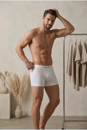 Erkek Casual Comfort Günlük 3 Lü Boxer Ten