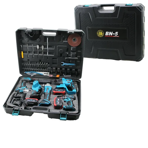 Bn5 5pcs Usta Elektrikli Alet Seti Şarjlı 36v 5.0aatkap Hilti Taşlama Somun Sökme