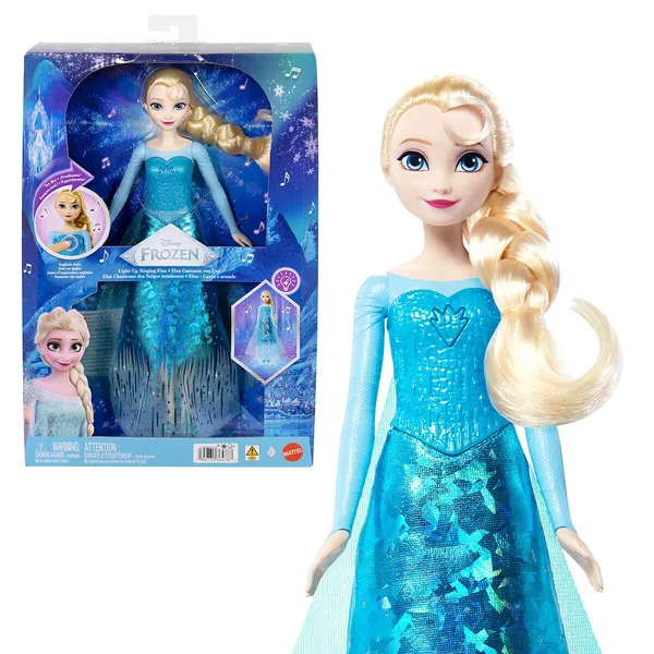 JLJ07 Disney Frozen Şarkı Söyleyen ve Işıldayan Elsa