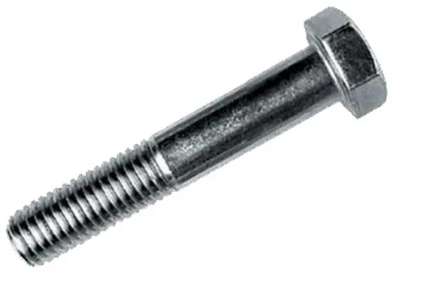 M6X100 Civata Beyaz Yarım Paso 10 Adet