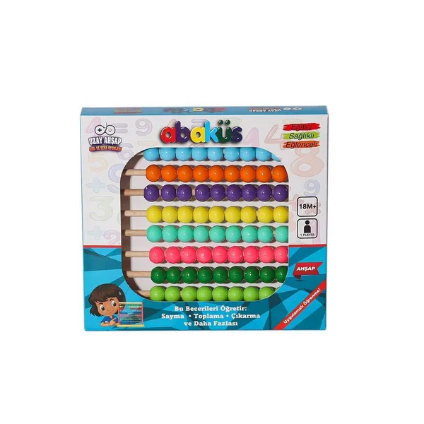 8455 Ahşap Ayaksız Abaküs