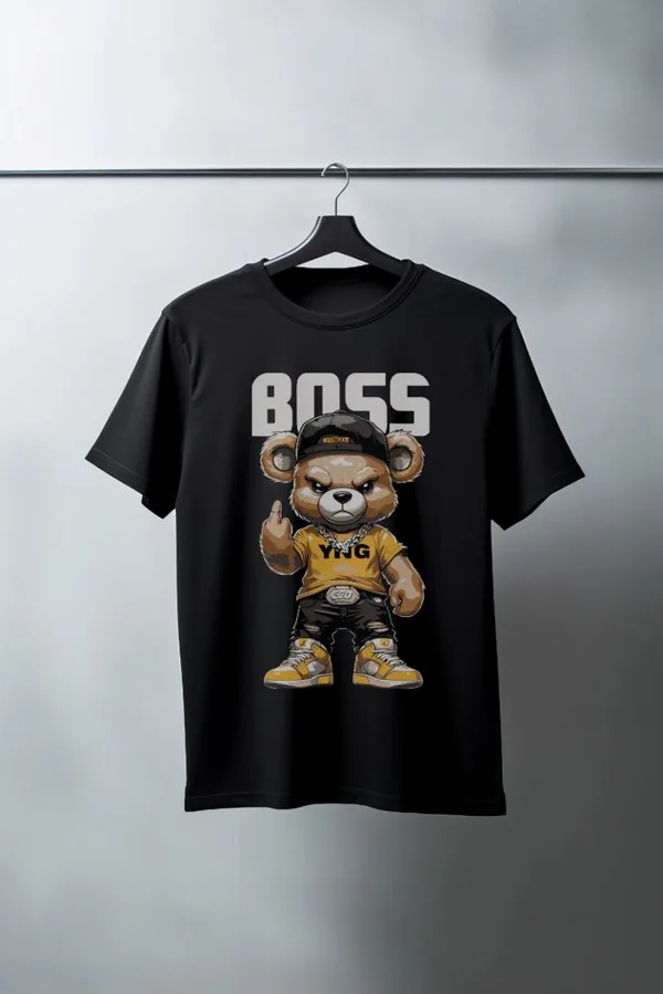 Unisex Oversize 24/1 Penye DTF Baskılı Tişört - DTF119