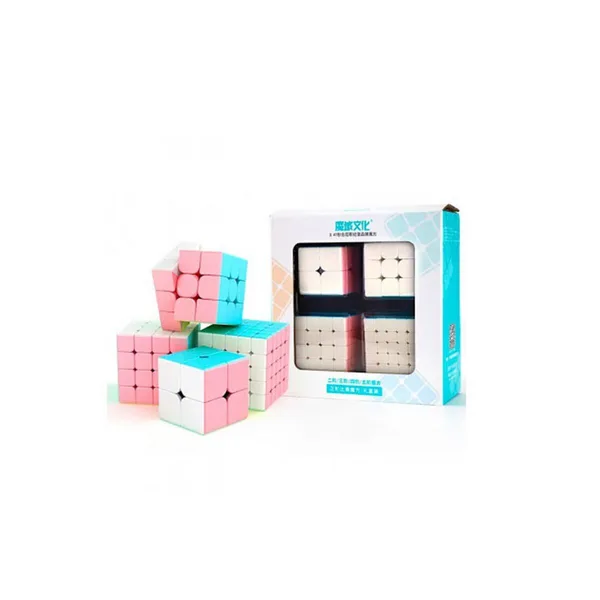Mf9306 Moyu Macarons 2x2 3x3 4x4 5x5 Cube Set