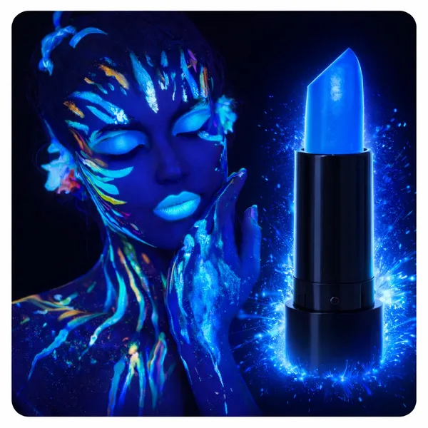 UV Neon Mi Ruj – Karanlıkta Parlayan Makyaj Boyası