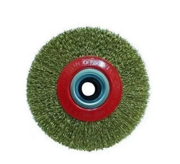 10109 Daire Fırça Sarı Telli 200X25 mm