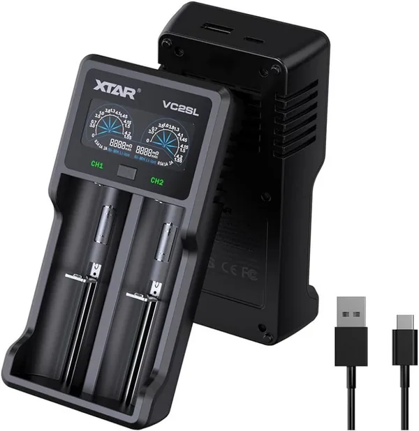 Xtar VC2SL İkili Li-ion / NI-CD / NI-MH Pil Şarj