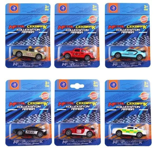 Sh40031 - Çekbırak Kartela Araba - 1 Adet