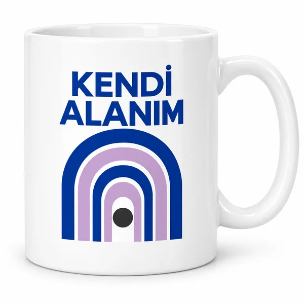 Kendi Alanım Tasarımlı Porselen Kupa - MODEL 296