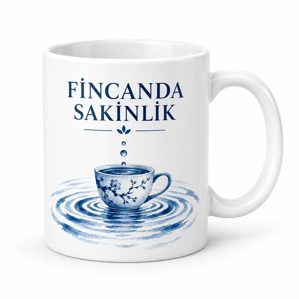 Fincanda Sakinlik Tasarımlı Porselen Kupa - MODEL 327