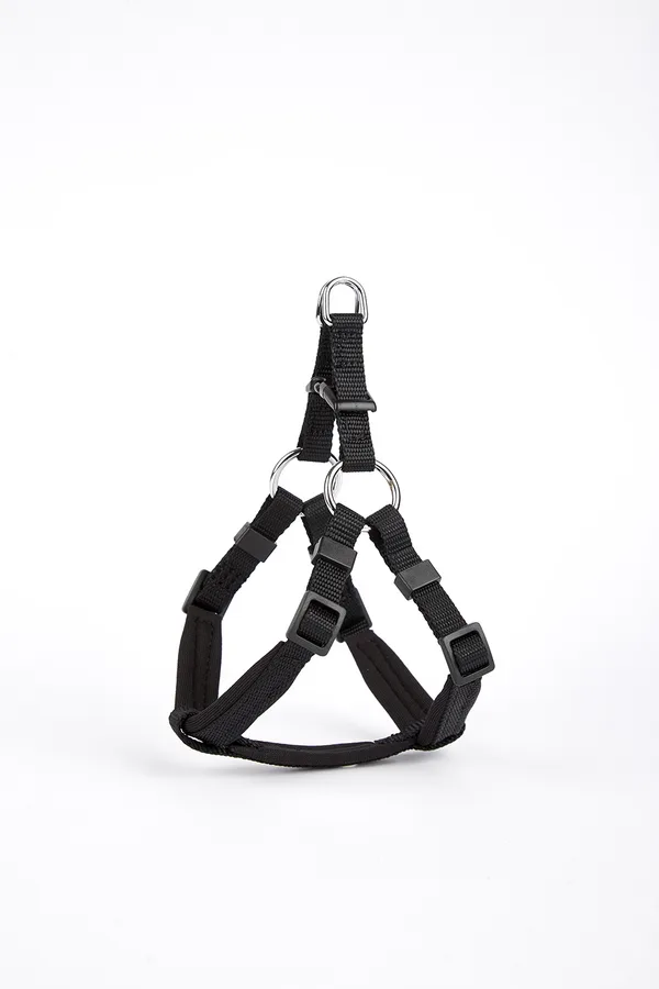 Köpek Göğüs Tasması XXS 30*35 cm Siyah