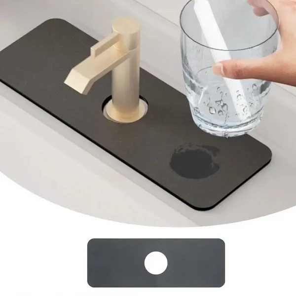 Su Emici Sihirli Mutfak Banyo Musluk Matı Labo Kenar Matı