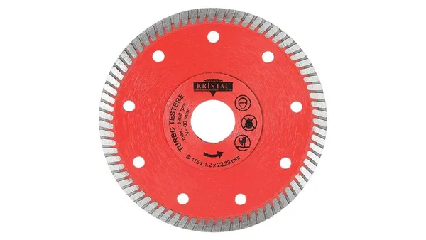 Kristal Turbo Elmas Testere 115 mm