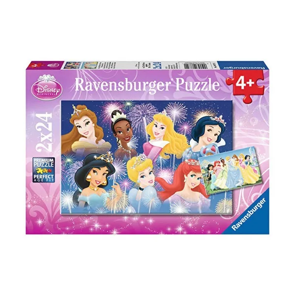 88720 Disney Prensesleri 2x24 parça Rensburger Puzzle