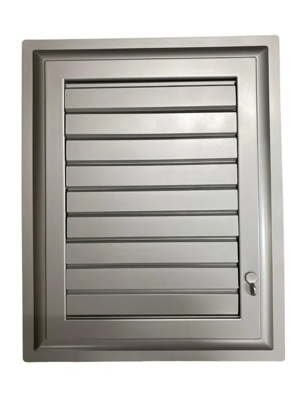 Plastik Menfez 45X55 Gümüş Banyo WC Halandırma