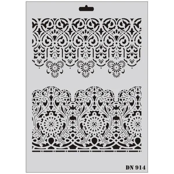 Rich Dantel Seri DN-914 Stencil 35x25 cm