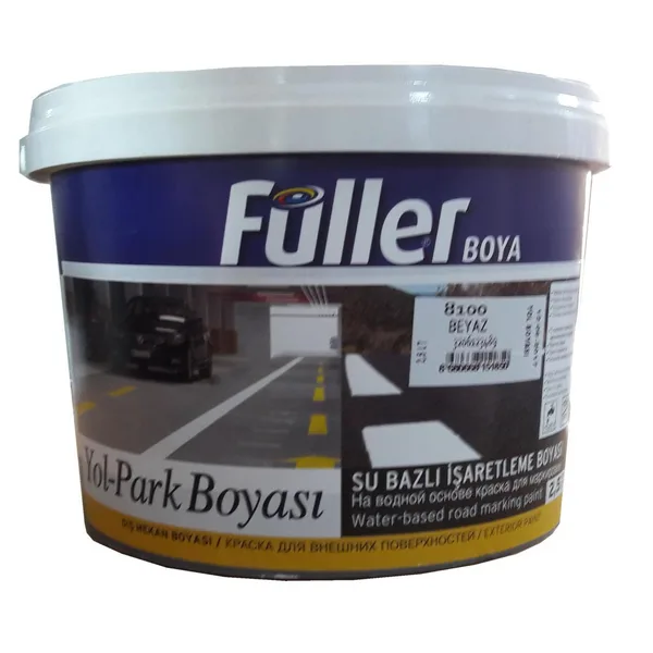 Beyaz Yol Çizgi Boyası 2,5 Litre Su Bazlı
