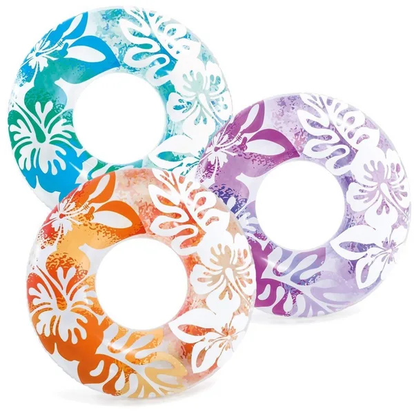 Çiçek Desenli Tutunmalı Simit 76 Cm - 59251 - 1 ADET