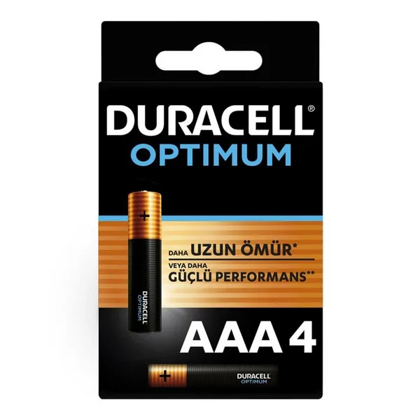 Optimum lin AAA İnce Kalem Pil 4'Lü Paket
