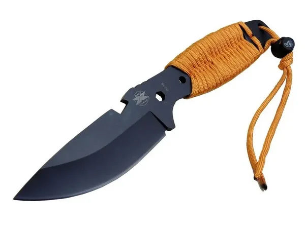 DPX Gear Assault 0238TRN Kamp Bıçağı 22,5 cm - Tcu, Metal; İpli Sap