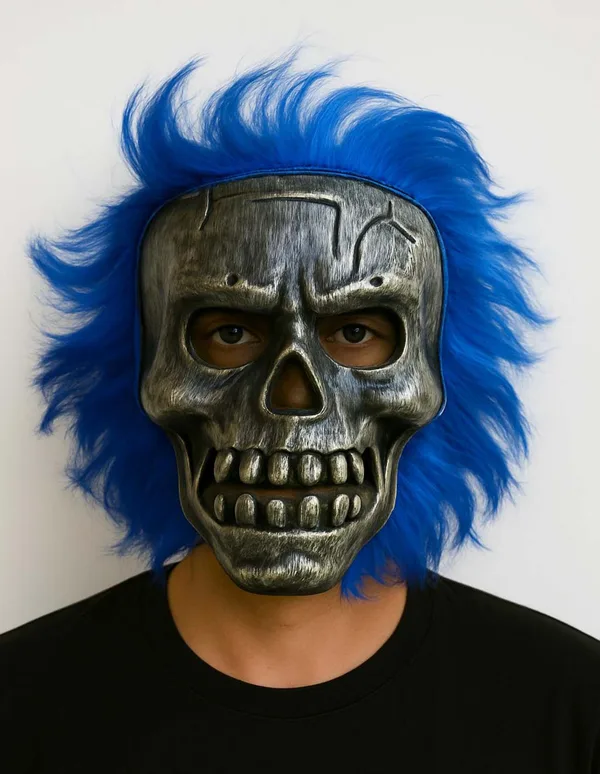 Wild Skull - Gümüş Kafatası Mi lı İskelet Maske