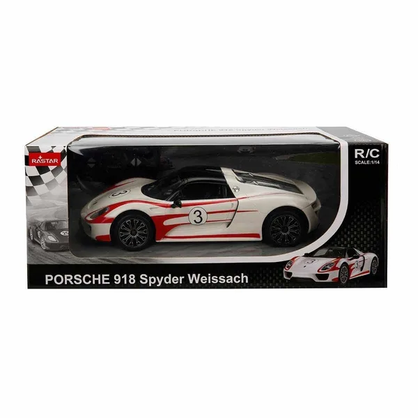 70710 1:14 Uzaktan Kumandalı Porsche 918 Spyder Weish Işıklı Araba 32 cm