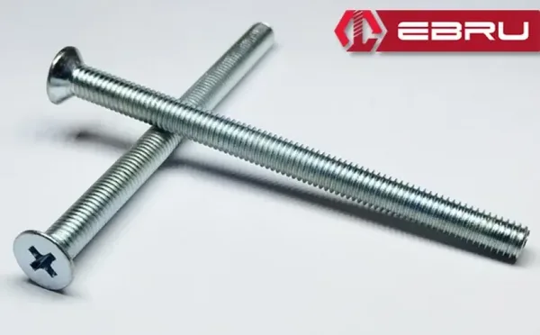 Ebru YHB Göbek Kilit, Barel Vidası M5x65 - 10 Adet