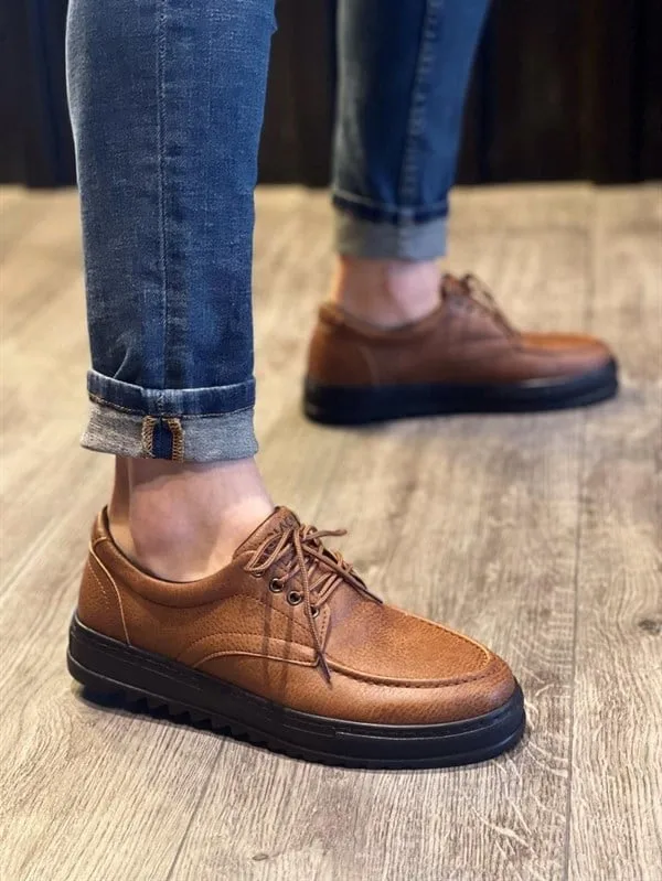 Erkek Casual Resmi Bağcıklı Ayakkabı Ayakkabı Dengeli Klasik Cilt