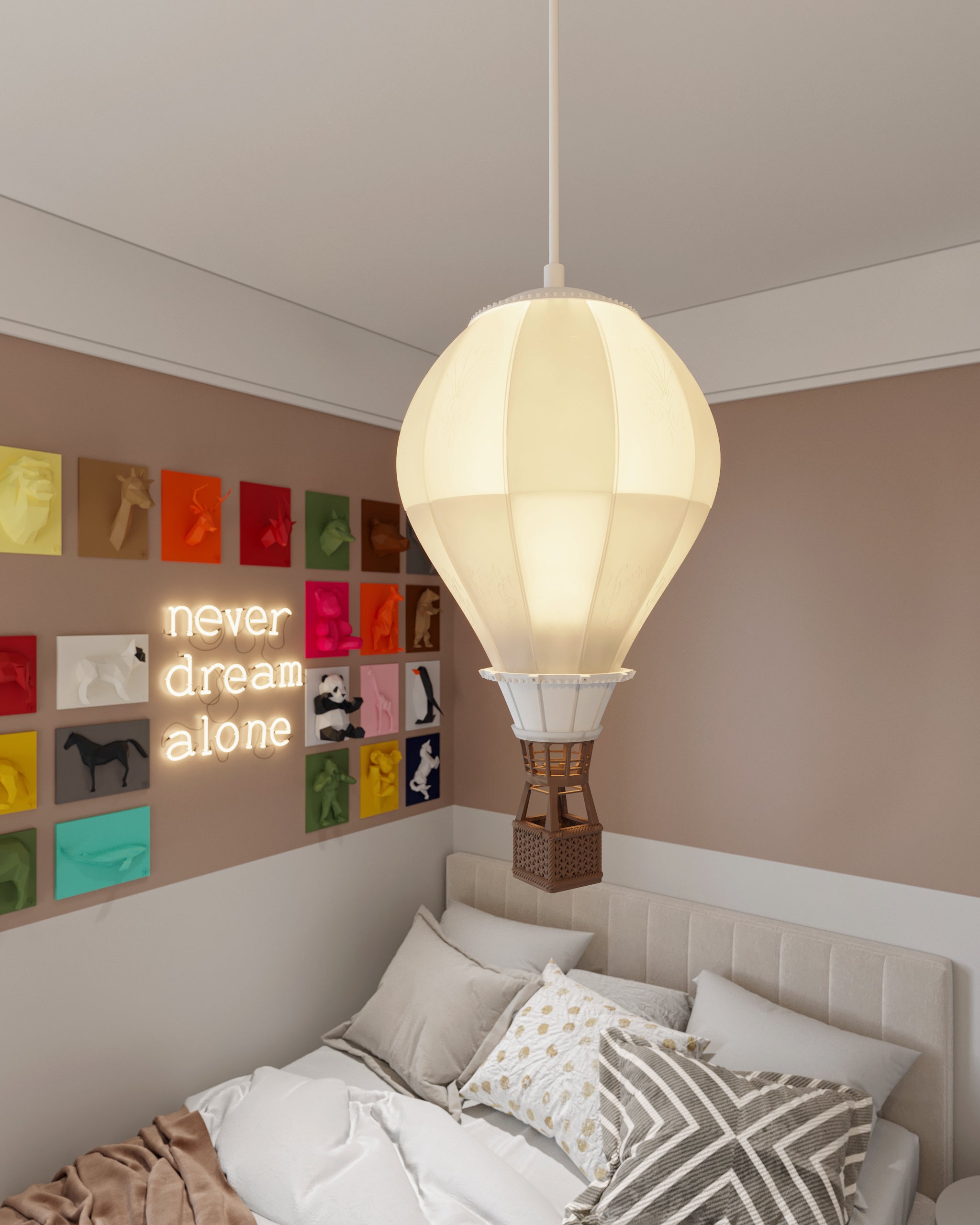Klasik Desenli Balon Sarkıt Lamba Large | ByLamp