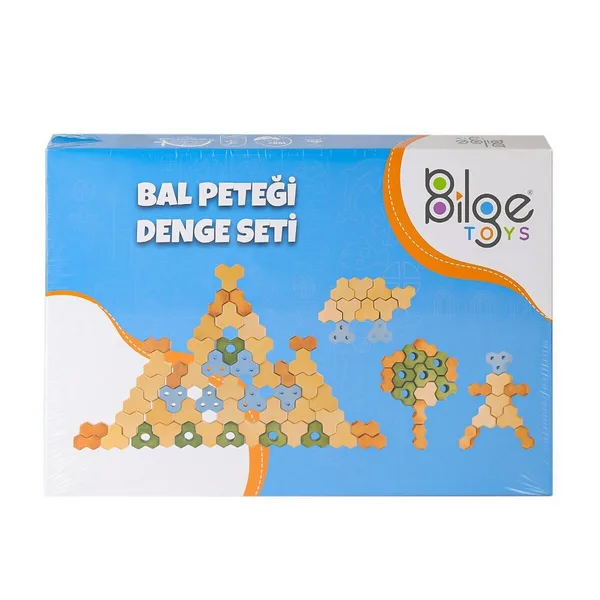B-106A Bal Peteği Ahşap Denge Oyunu