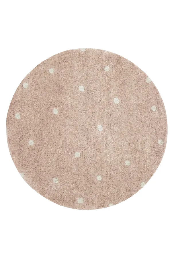 Halı, Round Dot Rose