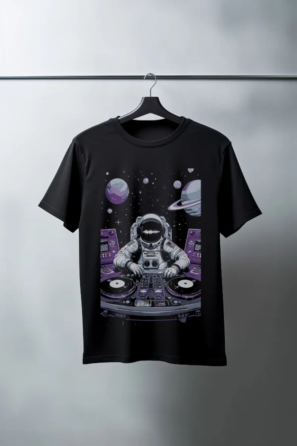 Unisex Oversize 24/1 Penye DTF Baskılı Tişört - DTF109